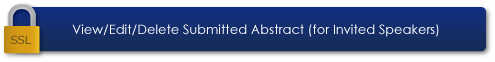 View/Edit/Delete Submitted Abstract (for Invited Speakers) 